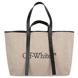 Off White Sac cabas commercial Beige