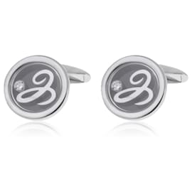Chopard-Chopard Happy Diamonds gold cufflinks with diamonds-Other