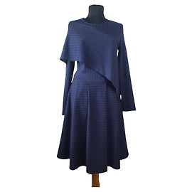 Autre Marque Dolores Promesas Kleid Dunkelblau Blau