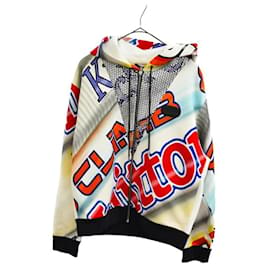Louis Vuitton-Louis Vuitton Graphic conditionment Zip Up Hoodie Parker for Japan Only-White