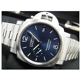 Panerai-PANERAI Luminor Marina 42 MM blue PAM01028 Genuine goods Mens-Blue