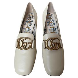 Gucci Heels Cream