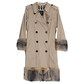 Burberry-Trench manteau Burberry.-Beige