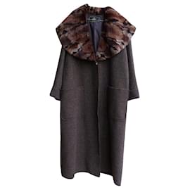 Fendi-Coats, Outerwear-Brown