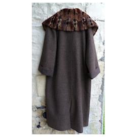 Fendi-Coats, Outerwear-Brown
