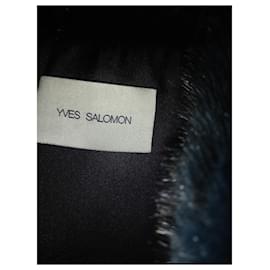 Yves Salomon-Cappotto-Blu scuro
