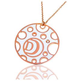 Esmalte Damiani e pingente de ouro com diamante Outro