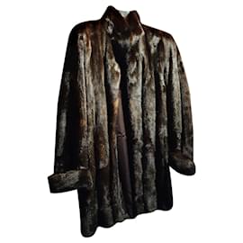 Autre Marque-Mink jacket-Dark brown