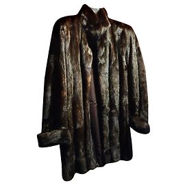 Autre Marque Kopeptzki Nerzjacke dunkelbraun Dunkelbraun