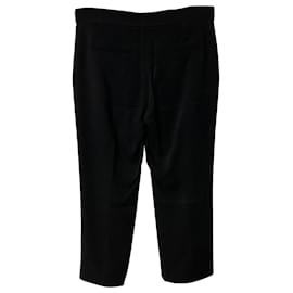 Lanvin-Lanvin Cropped Pants in Black Viscose-Black