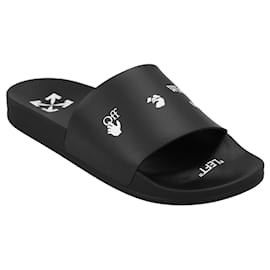 Off White Off-White  Logo-print slides Black
