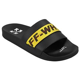Off White Off-White Industrial belt sliders Black