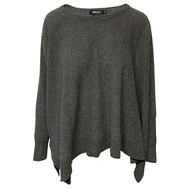 Donna Karan Pull DKNY en Laine Grise Gris