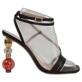 Jacquemus Damen Bordighera Sandalen in Schwarz Schwarz