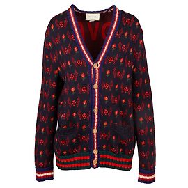Gucci Skull Jacquard Wool Cardigan Multiple colors