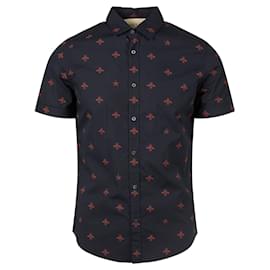 camicia manica corta GUCCI SLIM FIT camicie uomo shirt men