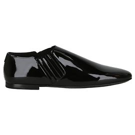 Saint Laurent Herren-Kleiderschuhe aus Lackleder Schwarz