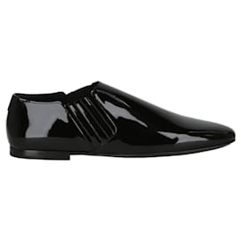 Saint Laurent-Mens Patent Leather Dress Shoes-Black