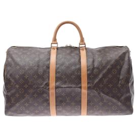 Louis Vuitton-Louis Vuitton Keepall Bandouliere 55-Brown