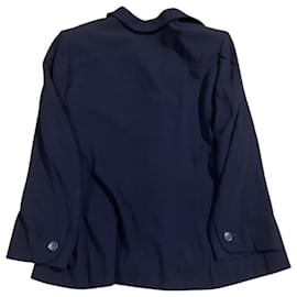Chanel-Vintage Chanel 1998 Spring/Summer Navy Blue Blazer Jacket-Navy blue