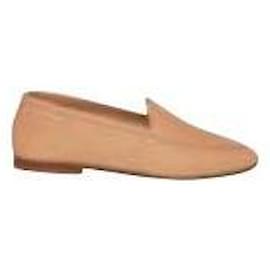 Mansur Gavriel Leather Flats Caramel Caramel