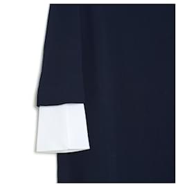 The row-NAVY EASY CHIC M / L-Navy blue