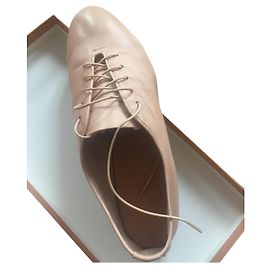 Mansur Gavriel Lambskin Lace Ups Pink Size 36 Pink