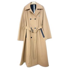 Lacoste Oversized Trench Coat Caramel