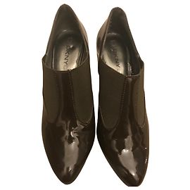 Botines en charol DKNY Marrón oscuro