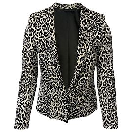 Completo pantalone leopardato The Kooples in cotone multicolore Altro Stampa python