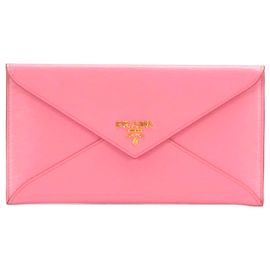 Pochette Prada Move Envelope in Vitello Rosa Rosa