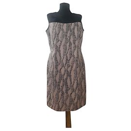 Vestido de linho e viscose Clements Ribeiro Multicor