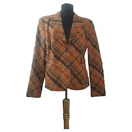 Chaqueta Strenesse azul de algodón Multicolor