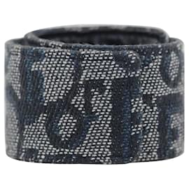 Dior-Bracelet à boutons-pression gris x bleu marine Monogram Trotter 6CD1027-Autre