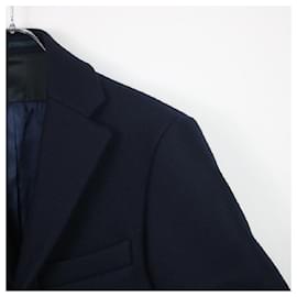 Acne-[Used] Acne Studios | GARRET Melton Wool Chester Coat | 44 | Navy | Men's-Navy blue