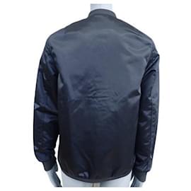 Acne-[Used]	  ACNE STUDIOS Selo Light MA-1 Bomber Jacket Outerwear Apparel Clothing Fashion Navy Blue-Navy blue