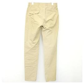 Acne-[Used]Acne Studios Acne Studios BOSTON W POP Cotton Poplin Rousers Pants Beige 44 men's-Beige
