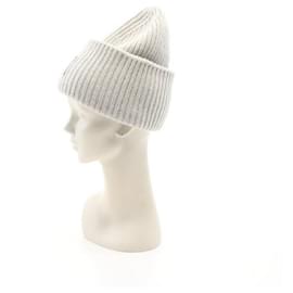 Acne-[Used]Acne Studios Pansy Pansy Hat Beanie Wool Light Gray-Grey
