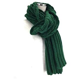 [Used]ACNE STUDIOS acne studios muffler men's --green ONE SIZE ONE SIZE VIRGIN WOOL cable knitting muffler Green
