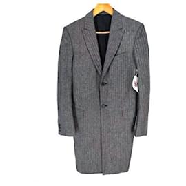 Alexander Mcqueen-[Used]Alexander McQueen Alexander McQueen Chester Coat Men's- Gray JPN: 44 Japan Size: SM Equivalent Peak Trapel Herringbone Chester Coat-Grey