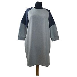 Robe Won Hundred Fanton Bleu Gris Bleu Gris