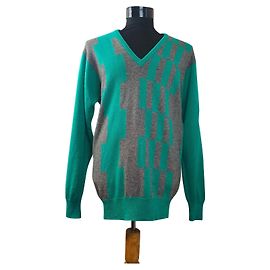 Pringle Of Scotland Pullover aus Wolle grün grau Grün Grau
