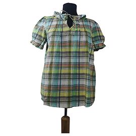 Blusa de cuadros Vanessa Bruno Athe de algodón Multicolor