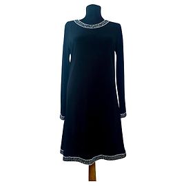 Michael Kors Black Dress Polyester Size M Black