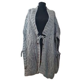 Autre Marque Anthropologie Sleeping on Snow Strickjacke grau Grau