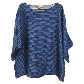 Michael Kors Bluse Blau aus Polyester Größe L Blau
