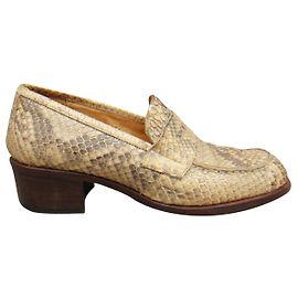 derby in pitone Sartore p 35 Beige