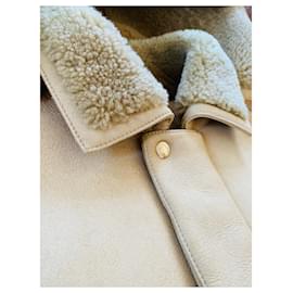Loewe-Shearling jacket-Beige