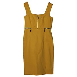 Sportmax-Vestido de tubo Sportmax Selce en poliéster amarillo-Amarillo