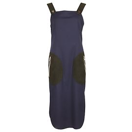 Vestido Sportmax de algodón azul marino Azul marino